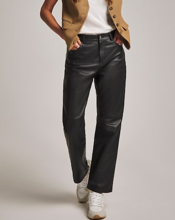 Anthology Black Leather Trouser