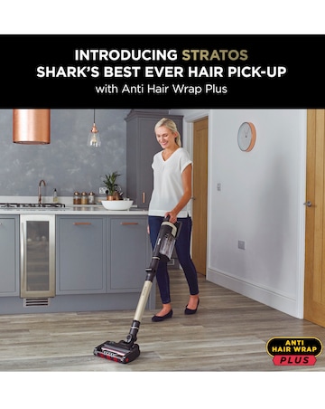 Shark IZ400UKT Stratos Cordless Vacuum with Anti Hair Wrap Plus & Clean Sense IQ