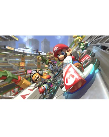 Nintendo Switch OLED White Console & Mario Kart 8 Deluxe Bundle