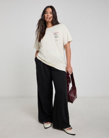 Simply Be Ecru Betty Boop License T-Shirt