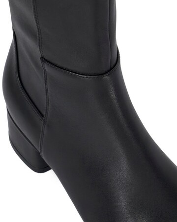 Dune Tayla Knee High Leather Boots Standard Fit