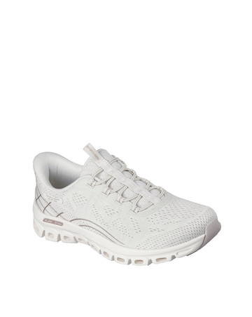 Skechers Off White Glide-Step Elevate Amaze Slip-In Trainers - Standard Fit (D)