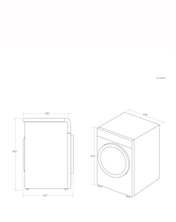Candy CSE C10LF-80 10kg Condenser Tumble Dryer White + Install