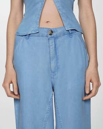 Mango Bianca Wide Leg Trousers