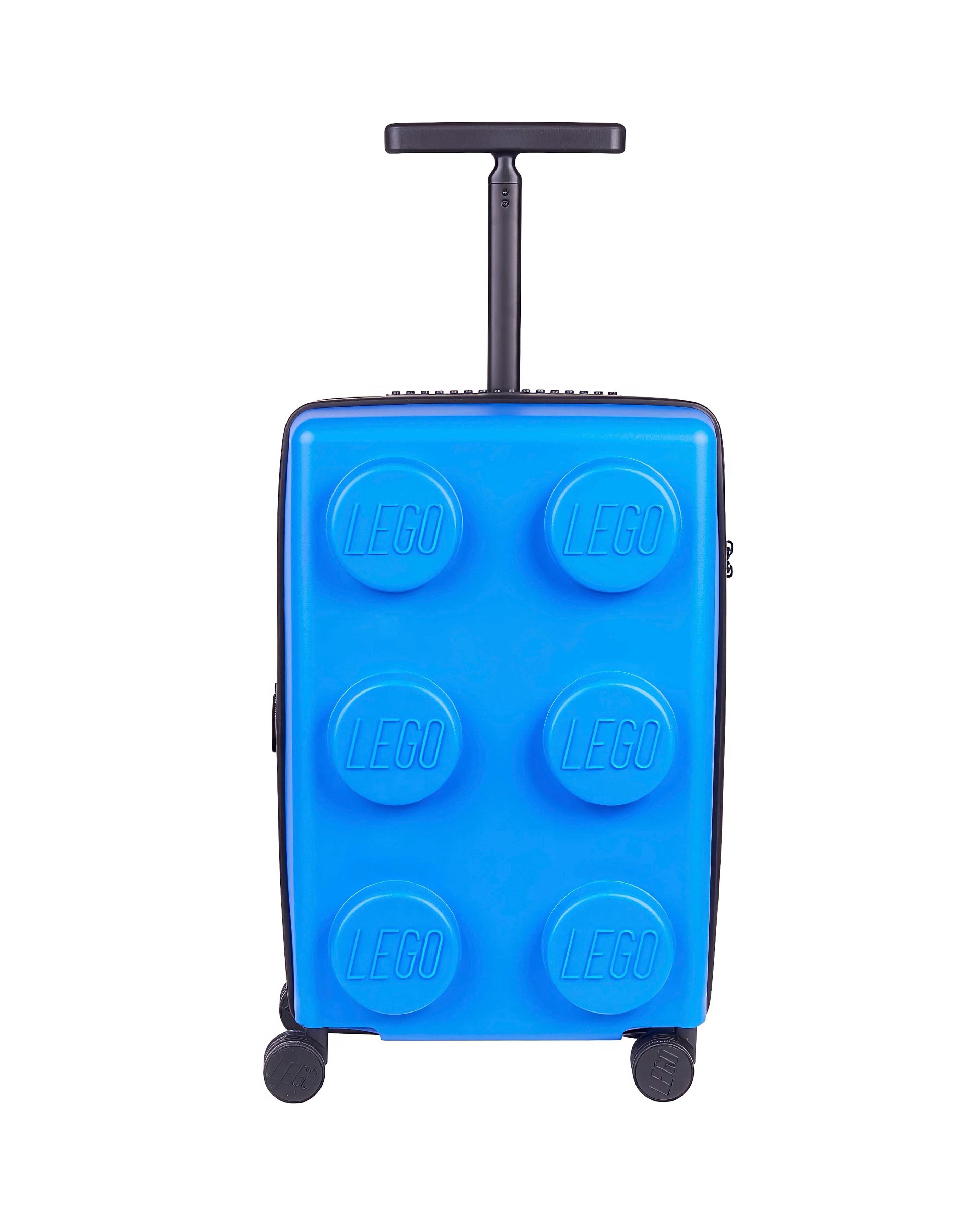 LEGO Brick Cabin Suitcase - Bright Blue | Ambrose Wilson