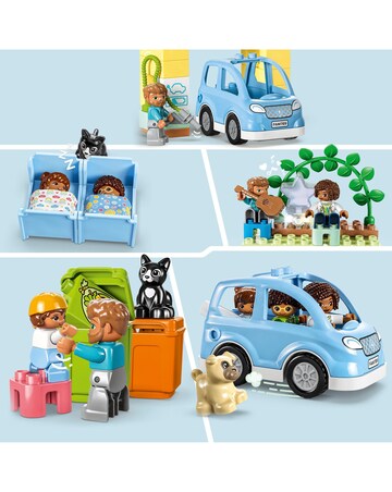 LEGO DUPLO 3in1 Family House Toy for Toddlers Aged 3+ 10994