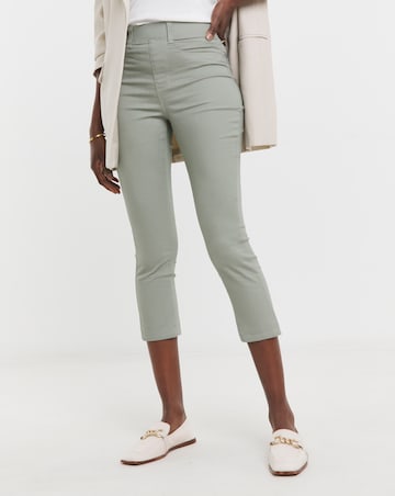 Sage Stretch Crop Jeggings