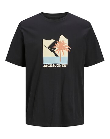 Jack & Jones Barbados Graphic T-Shirt - Black