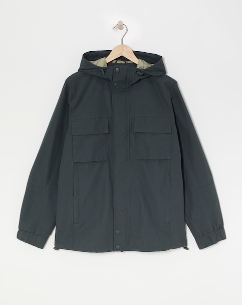 Charcoal Lightweight Chest Pocket Jacket