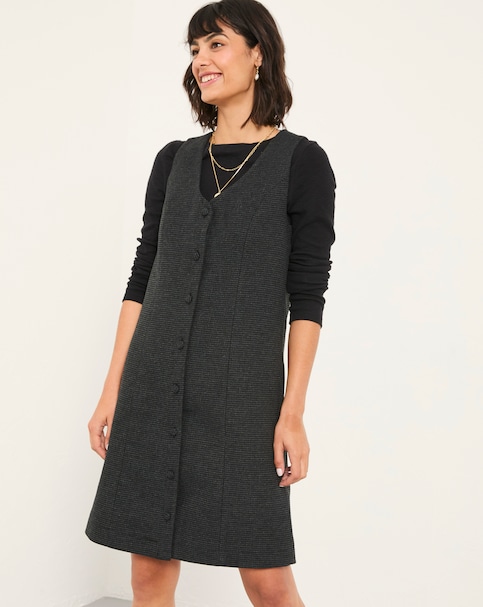 FatFace Tweed Pinny