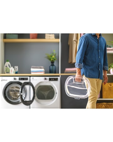 Hoover H-DRY 350 HRE C9TBE-80 9kg Condenser Tumble Dryer White + Install