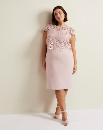 Phase Eight Daisy Lace Double Layer Dress