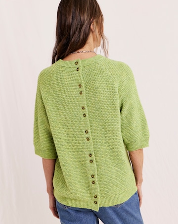 Julipa Short Sleeve Button Back Jumper