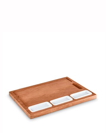 Tower Chopping Board with Dip Bowls