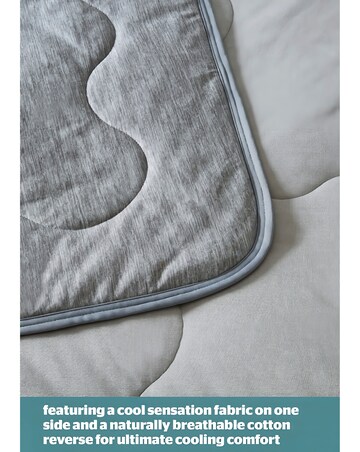 Silentnight Restore Cooling Lightweight Blanket Grey