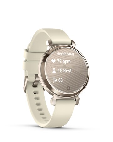 Garmin Lily 2 Smart Watch - Cream Gold with Coconut Silicone Band