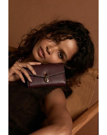 Luella Grey Leontina Black Cherry Medium Purse
