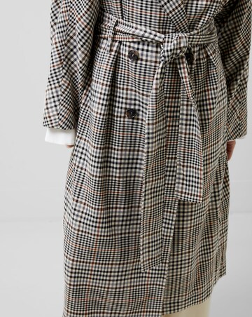 French Connection Dandy Check Trench Coat