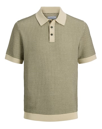 Jack & Jones Premium Kingsley Knitted Polo - Olive