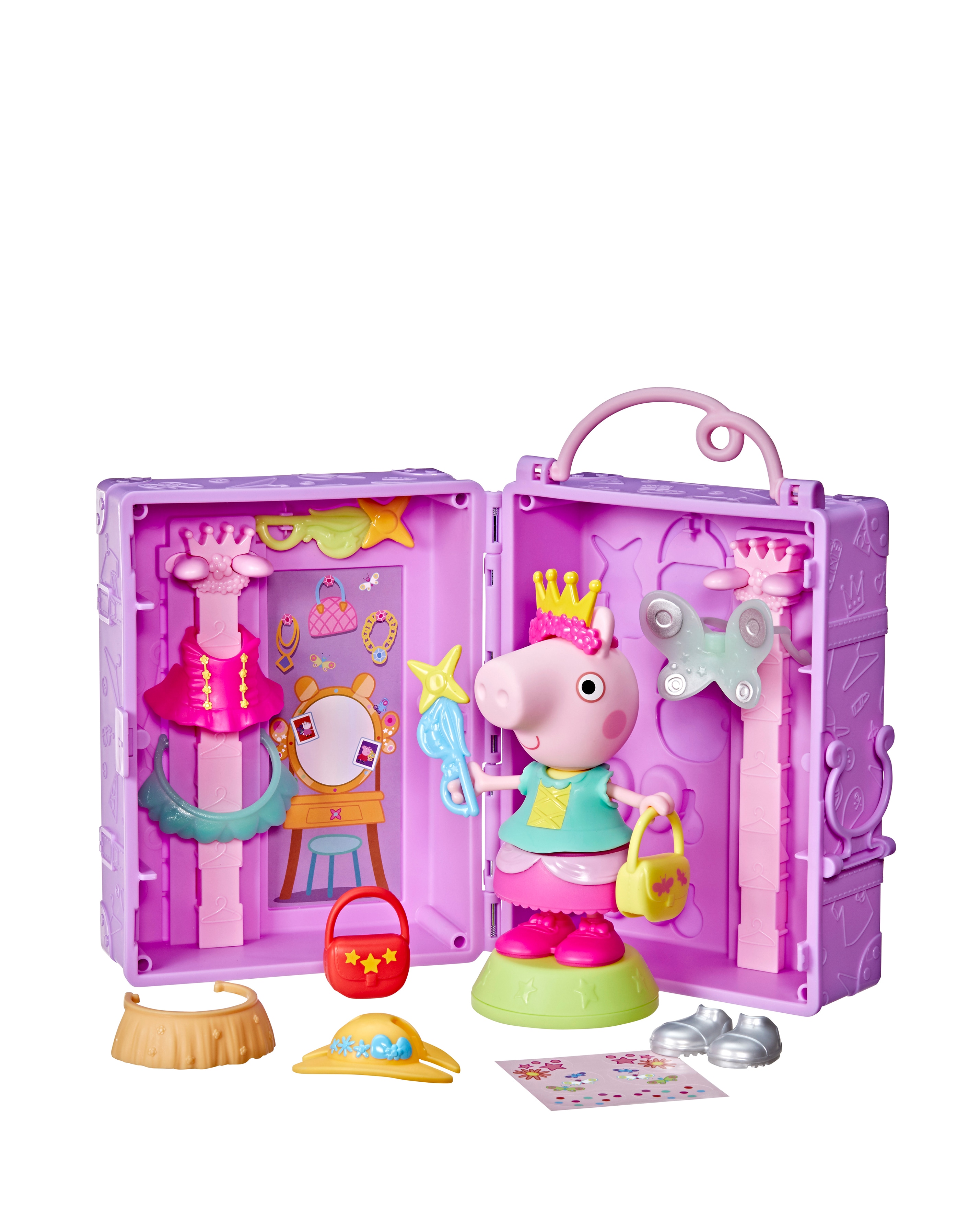 Trousse Peppa Pig Music And Dance - Rose, Design Peppa Et Suzy Sheep