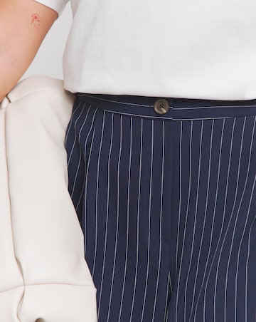 Blue Pinstripe Tailored Wide Leg Co-ord Trouser