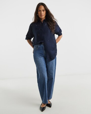 Embellished Long Sleeve Shirt