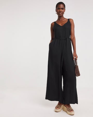 Wide Leg Strappy Jumpsuit