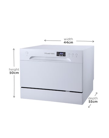 Russell Hobbs RHTTDW6W Table Top Dishwasher - White