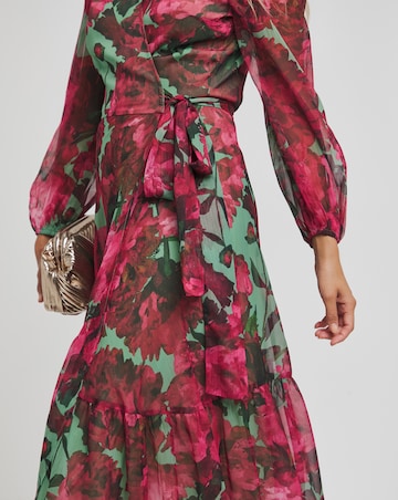 Hope & Ivy Nicole Wrap Maxi Dress