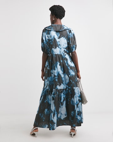 Collar Frill Detail Dress