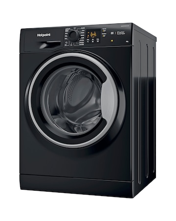 Hotpoint NSWM864CBSUKN, 8kg, 1600rpm Washing Machine - Black