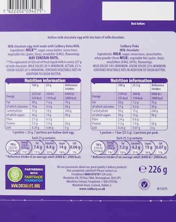 Cadbury Luxury Chocolate Easter Egg Bundle of Three