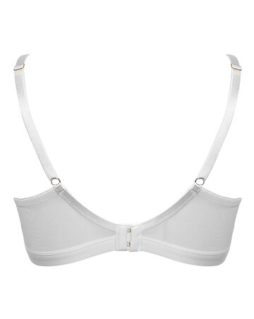 Pour Moi Geo Sculpt Fuller Bust Non Wire Bralette White