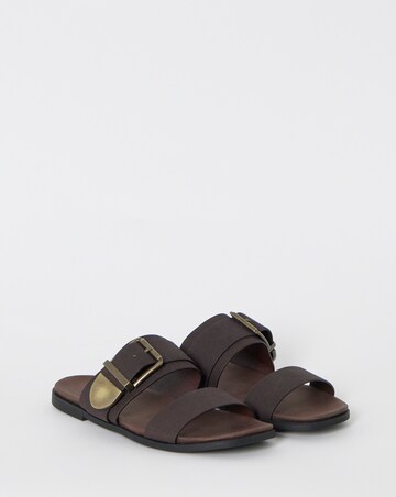 Natasha Buckle Detail Sandals - Extra Wide Fit (EEE)
