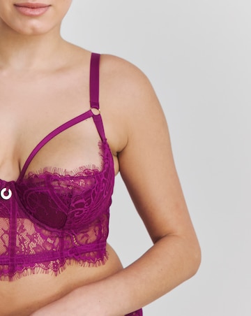 Simply Be Sexy Lace Quarter Cup Long Line Bra