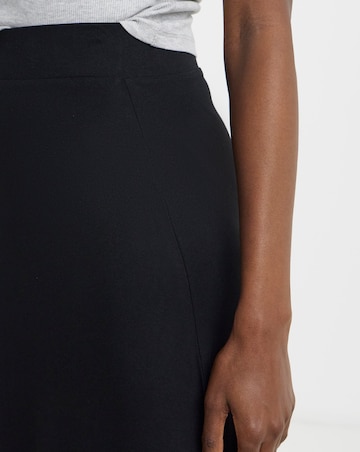 Black Jersey Maxi Skirt