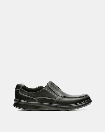 Clarks Cottrell Free Wide Fit Shoe - Black