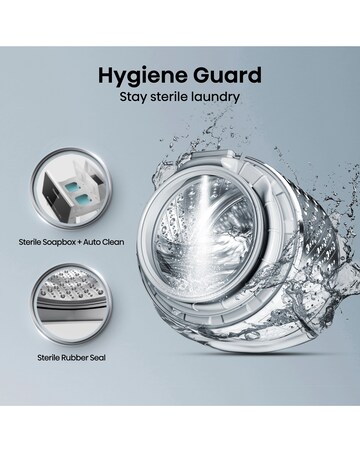 Hisense 5S Series WD5S1045BB 10.5KG Auto Dosing Freestanding Washer Dryer Black