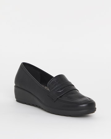 Cushion Walk Wedged Loafer EEE Fit
