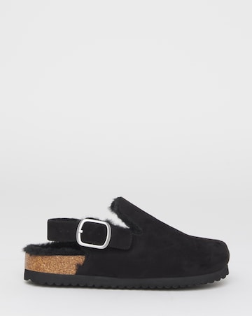 Floss Fluffy Mule Slippers - Wide Fit (E)