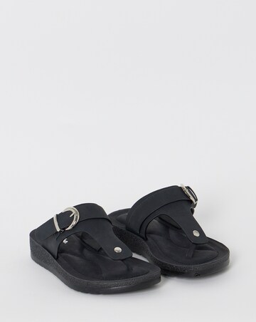 Jinx Toe Post Comfort Sandals - Wide Fit (E)