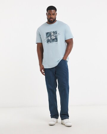 Jack & Jones Honolulu Graphic T-Shirt - Blue