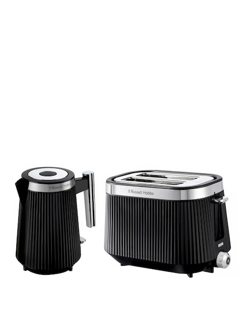 Russell Hobbs Bronte Kettle & 4 Slice Toaster Black