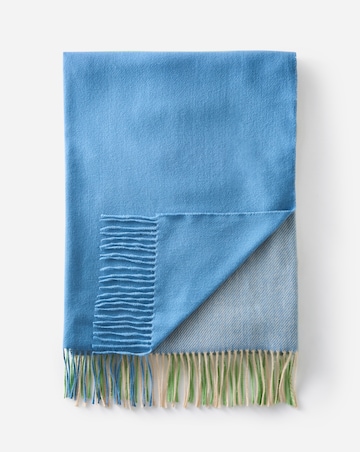 Hyacinth Bright Checked Throw