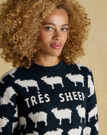 Joules Tres Sheep Knitted Jumper