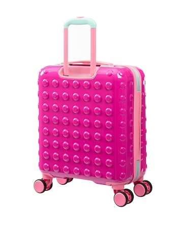IT Luggage Bobble Bloc Kids 2pc Suitcase Set - Raspberry Rose