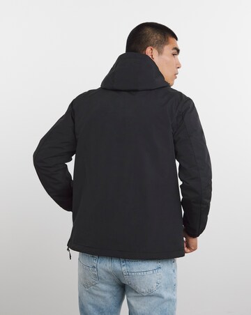 Black Lightweight Overhead Jacket