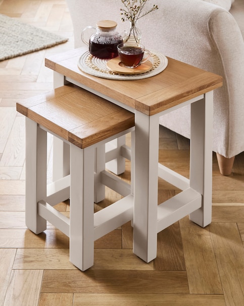 Sadie Ready Assembled Wooden Nest of Tables