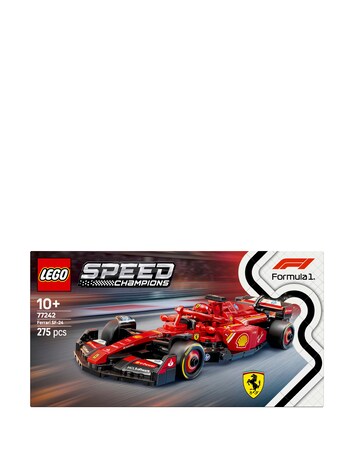LEGO Speed Champions Ferrari SF-24 F1 Race Car Toy Vehicle and Driver Set 77242