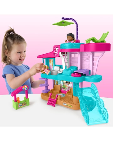 Fisher-Price Little People Barbie Beach House Toddler Playset